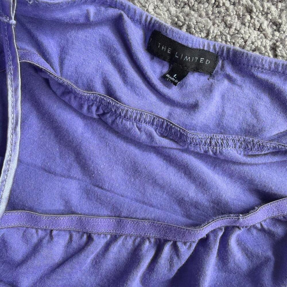 The Limited Y2K Purple beaded trim cami tank top - Picture 3 of 3